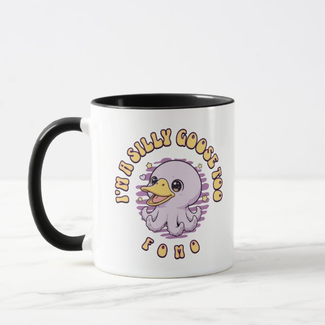 Silly Goose Purple Octopus Mug (Gauche)