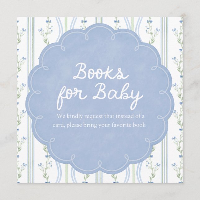 Silly Little Goose Baby Shower Book for Baby Card (Devant)