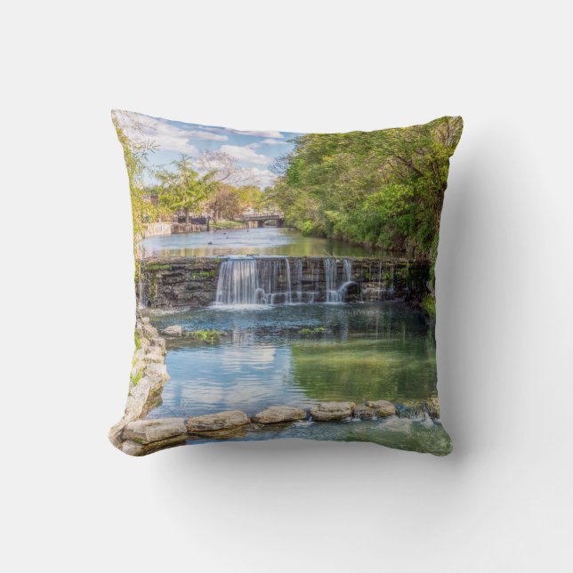 Siloam Springs Sager Creek Coussin de cascade (Recto)