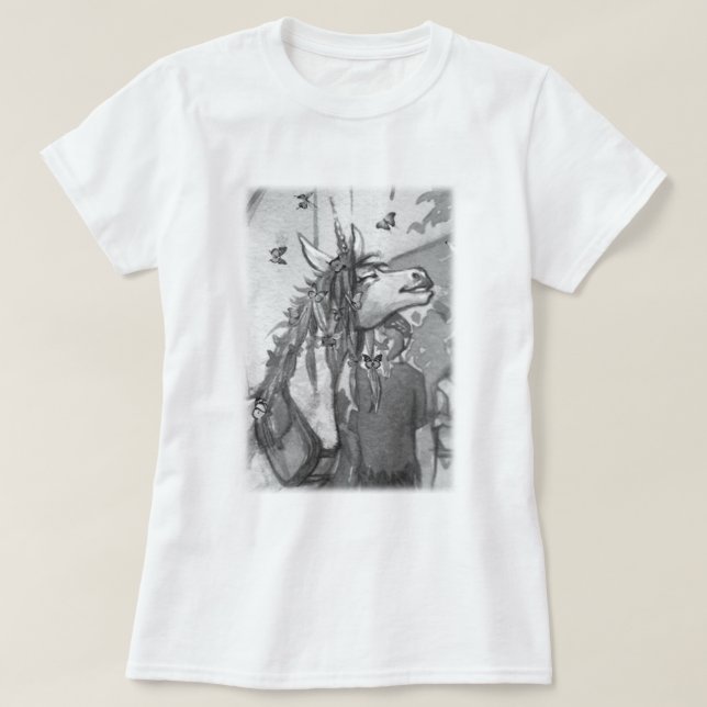 Silubhra - T-shirt de profil de BW (Design devant)