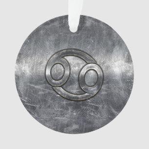 Silver Grey Cancer Zodiac Se connecter Style désor