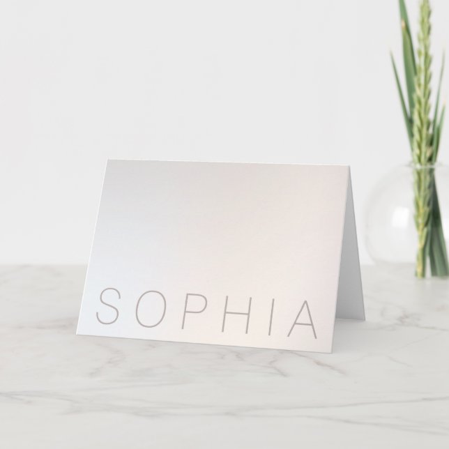 Silver minimaliste moderne et chic (Devant)