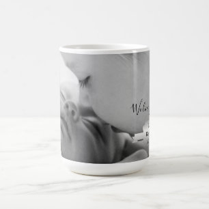 Silver Minimaliste Photo Fête des Mères Café Mug