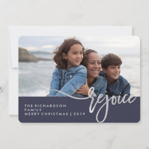 Silver Rejoice   Typographie moderne bleue avec ph