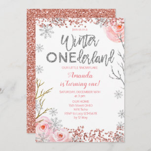 Silver Winter ONE derland Premier Invitation d'ann