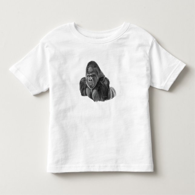 Silverback Gorilla T-shirt ゴリラのTシャツ (Devant)