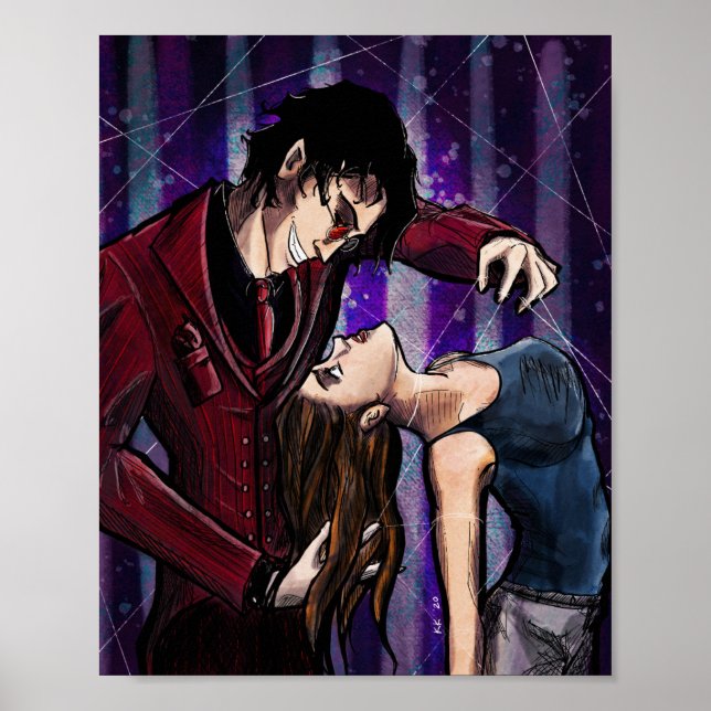Simon & Cora Poster Print (Devant)