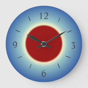 Simplante Rouge/Bleu/Jaune > Horloge murale
