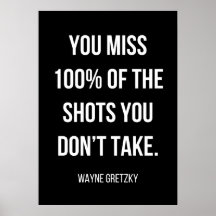 simple affiche de motivation en noir et blanc