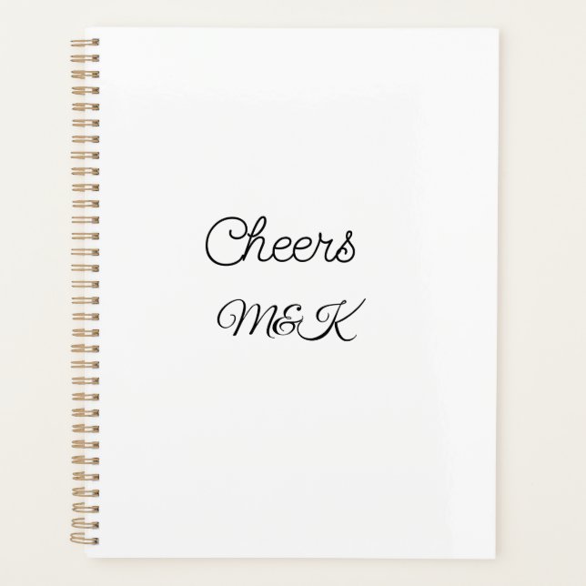 Simple ajout de nom minimal acclamations couple no (Devant)