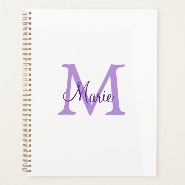 simple ajout de nom minimal monogramme rose rouge  (Devant)