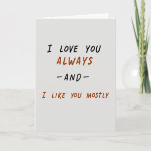 Simple Amour Toujours Comme Surtout Carte