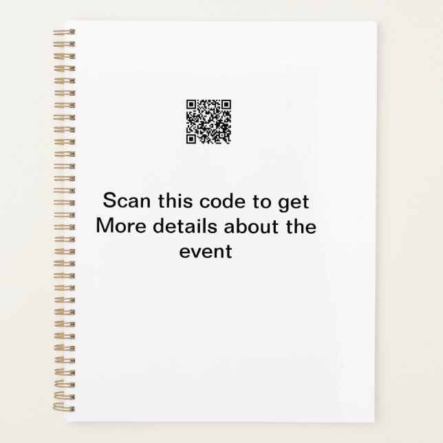 Simple analyse de code Q R modèle d'événement méti (Devant)