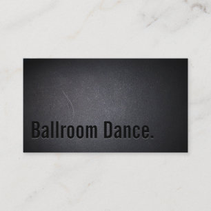 Simple Black Ballroom Dance Carte de visite