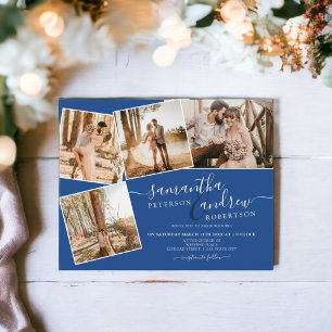 Simple bleu blanc script 5 photos budget mariage