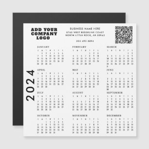Simple Business Logo Entreprise Calendrier 2024