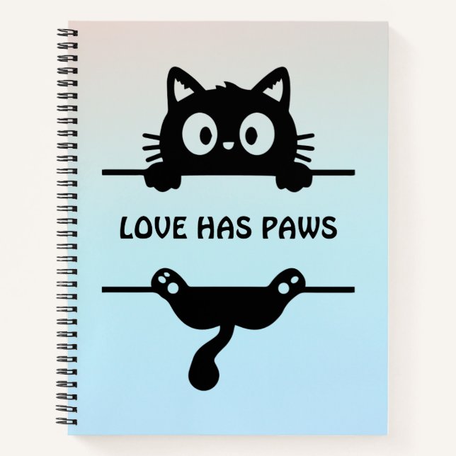 Simple cahier journal | maman de chat | papa de ch (Devant)