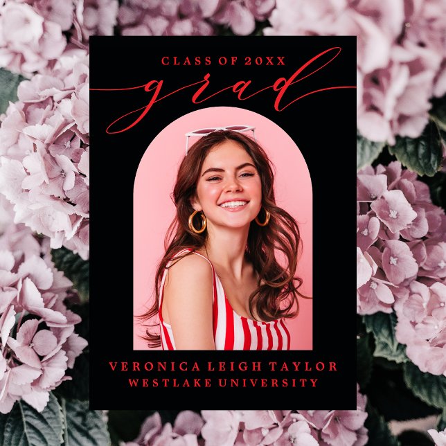 SIMPLE CALLIGRAPHIE D'ARCHE MINIMALISTE INVITATION (Créateur téléchargé)