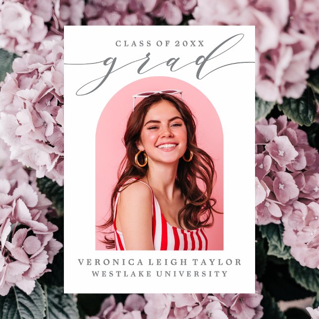 SIMPLE CALLIGRAPHIE D'ARCHE MINIMALISTE INVITATION (Créateur téléchargé)