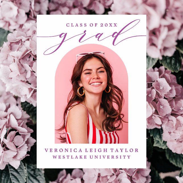 SIMPLE CALLIGRAPHIE D'ARCHE MINIMALISTE INVITATION (Créateur téléchargé)