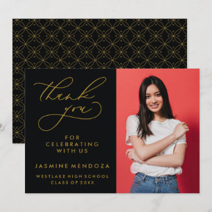 SIMPLE CALLIGRAPHIE FANTASQUE GRADUATION MERCI