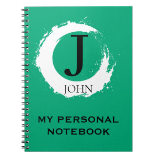 Simple Carnet Vert Personnalisé 