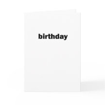 simple carte d'anniversaire