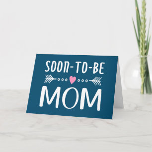 Simple Carte de Fête des Mères pour Future Maman