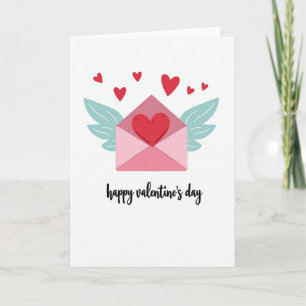 Simple Carte de Lettre d'Amour de la Saint-Valenti