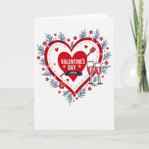 Simple Carte de Vœux pour la Saint-Valentin
