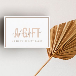 Simple Chic Moderne Peach Typographie & Calligraph