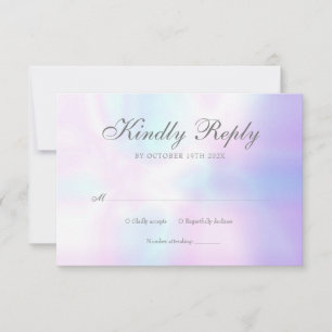 Simple Chic Moderne Réponse RSVP