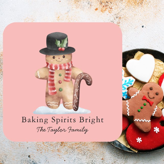 Simple classique Étiquette de cuisine de Noël (Créateur téléchargé)