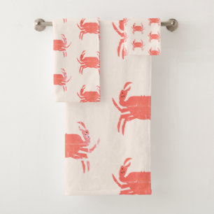 SimPle Crabe Océan Motif Tone Terme
