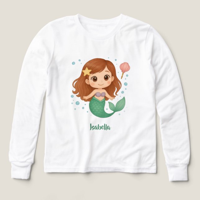 Simple cute little mermaid (Motif recto)