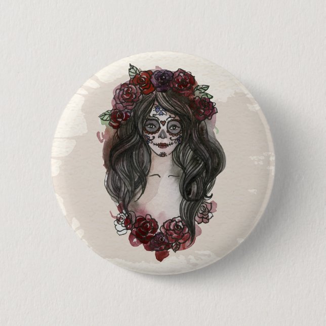 Simple Dia de los Muertos | Badge (Devant)