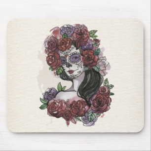 Simple Dia de los Muertos   Tapis de souris