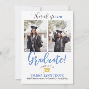 Simple Elegant Graduation or Casquette Merci Scrip