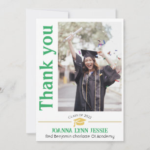 Simple Elegant Graduation or Casquette Merci Scrip