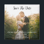 Simple Elegant Mariage photo moderne Whimsy Magnet<br><div class="desc">Mariage photo simple,  élégant,  moderne,  Enregistrer l'aimant Date. Vous pouvez le personnaliser avec vos détails.</div>