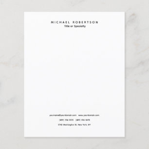 Simple Élégant Moderne Minimaliste Noir Blanc