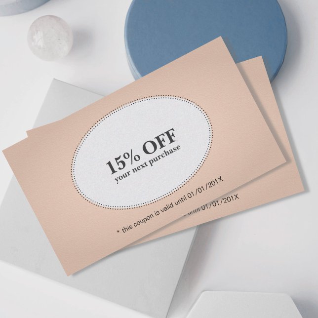 Simple Élégant Rose blanc rabais Coupon beauté (Créateur téléchargé)