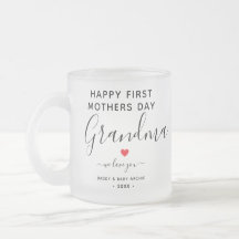 Simple et chic grand-mère Photo Collage Mug avec c