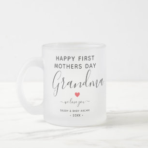 Simple et chic grand-mère Photo Collage Mug avec c
