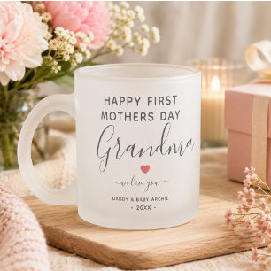 Simple et chic grand-mère Photo Collage Mug avec c