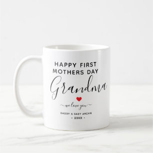 Simple et chic grand-mère Photo Collage Mug avec c