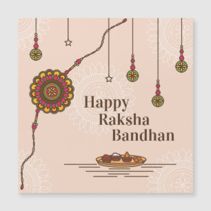 Simple et heureux Raksha Bandhan