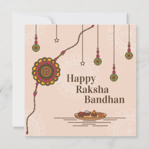 Simple et heureux Raksha Bandhan