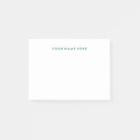 Simple et moderne Green Post-it® NotePad