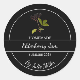 Simple Étiquette de confiture d'airelle fait maiso